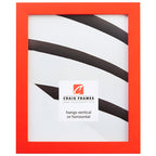 Craig Frames Confetti, Modern Orange Picture Frame, 20 x 24 Inch