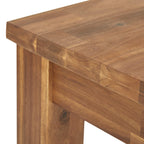 New Pacific Direct Tiburon TV Bench Solid Acacia Wood Amber Brown 803516-118