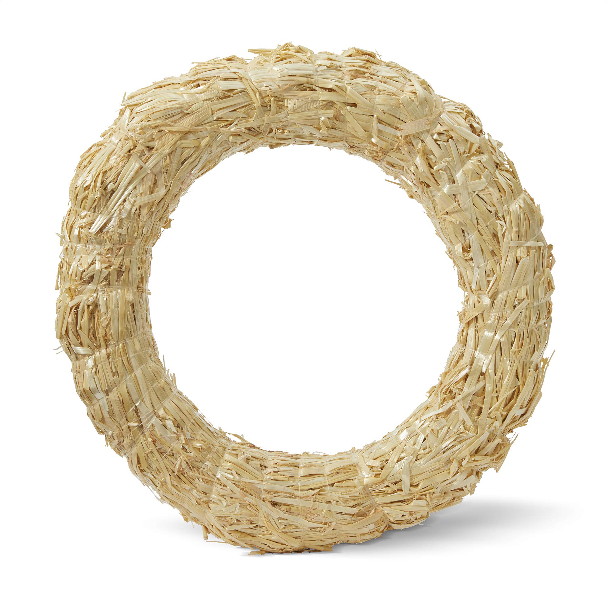 FloraCraft Straw Wreath Form 14 Inch Natural