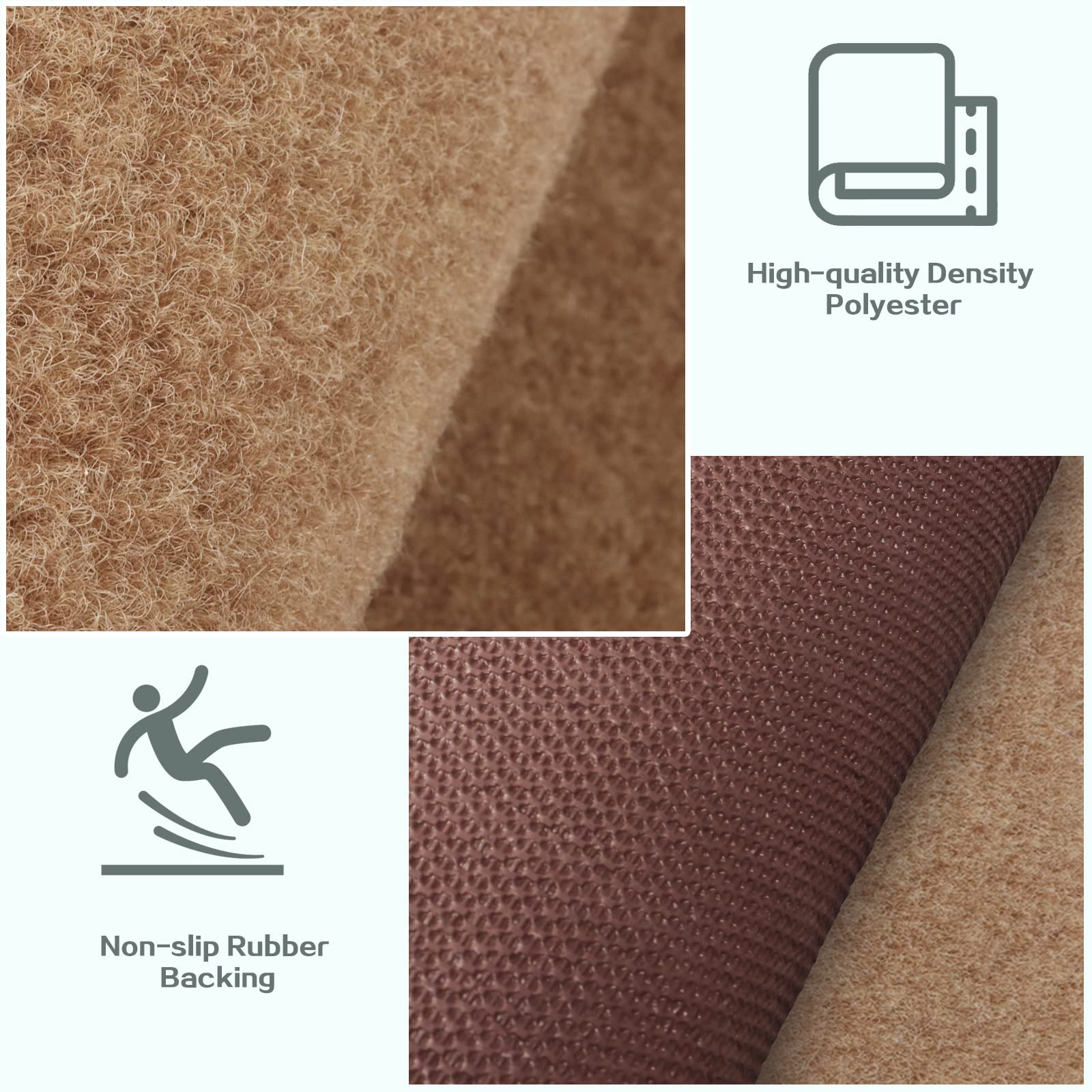 Custom Size Runner Rug 4 Ft X 75 Ft, Zgr 2-82Ft Carpet Runners Hallway Entryway Kitchen Garage Laundry Room Area Rugs With Non-S