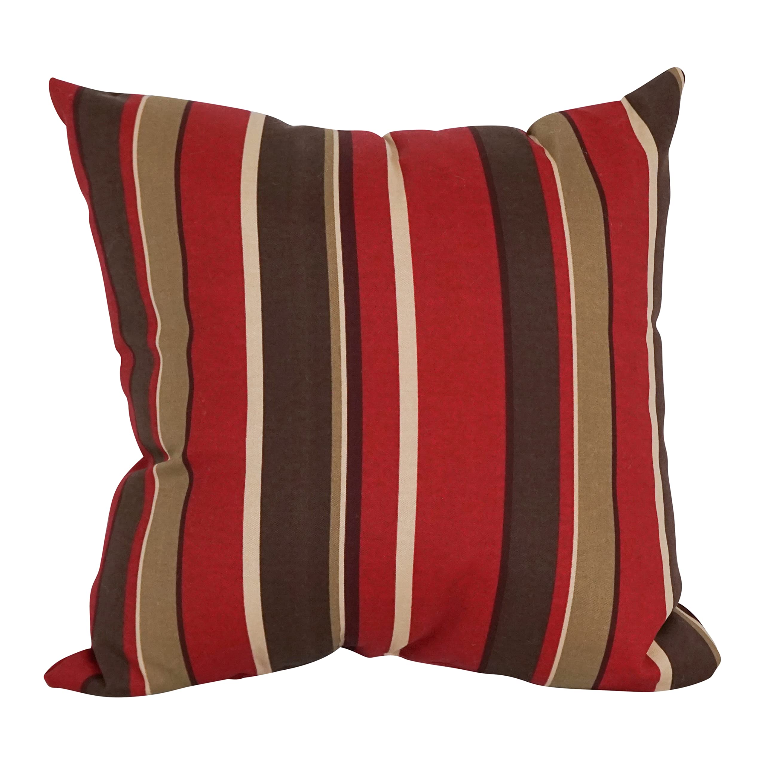 Blazing Needles Square Indoor/Outdoor Throw Pillow, 25", Montserrat Sangria 2 Count