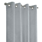 Richmark International Boucle Sheer Grommet Curtain Panel 52 X 108 Light Grey