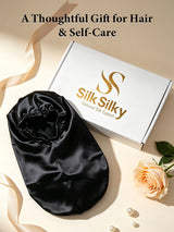 [Black] SilkSilky  Sleep Cap 006