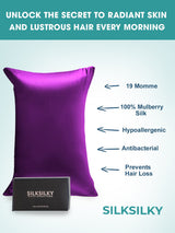 [Purple] SilkSilky Pillowcase 003