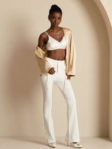 [Champagne] SilkSilky  Long Sleeve Women's Outerwear 006
