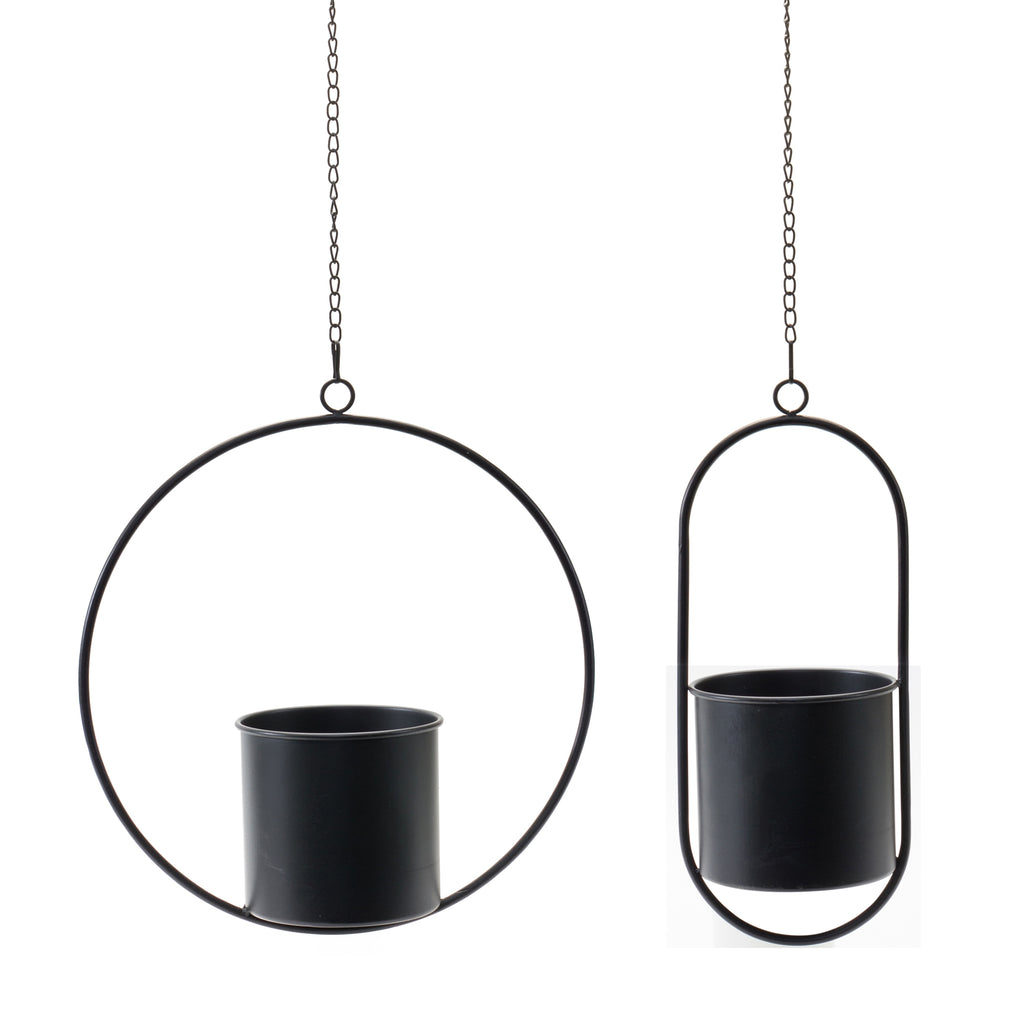 Hanging Metal Platner (Set of 2)