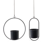 Hanging Metal Platner (Set of 2)