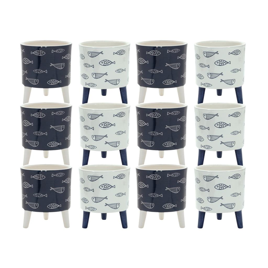 Decorative Pot w/Legs (Set of 12)