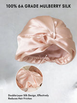 [Pink] SilkSilky  Sleep Cap 003