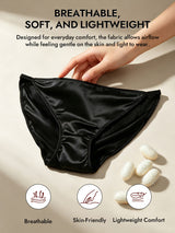 [Black] SilkSilky  Panty 003
