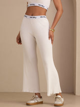 [White] SilkSilky  Women's Pants 005