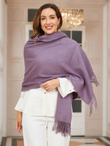 [Purple] SilkSilky  Scarf 002