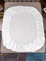 [White] SilkSilky  25Momme Bedding Set 003