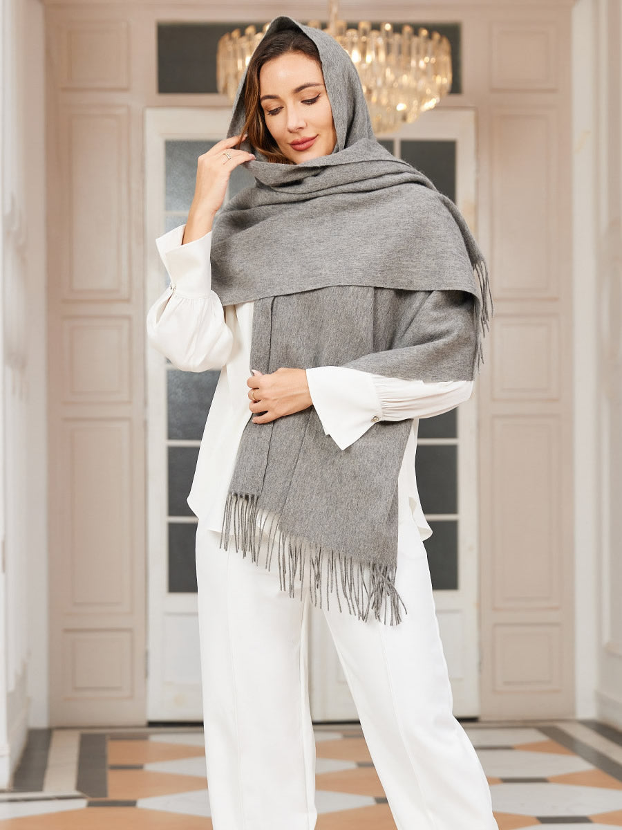 [Gray] SilkSilky  Scarf 001