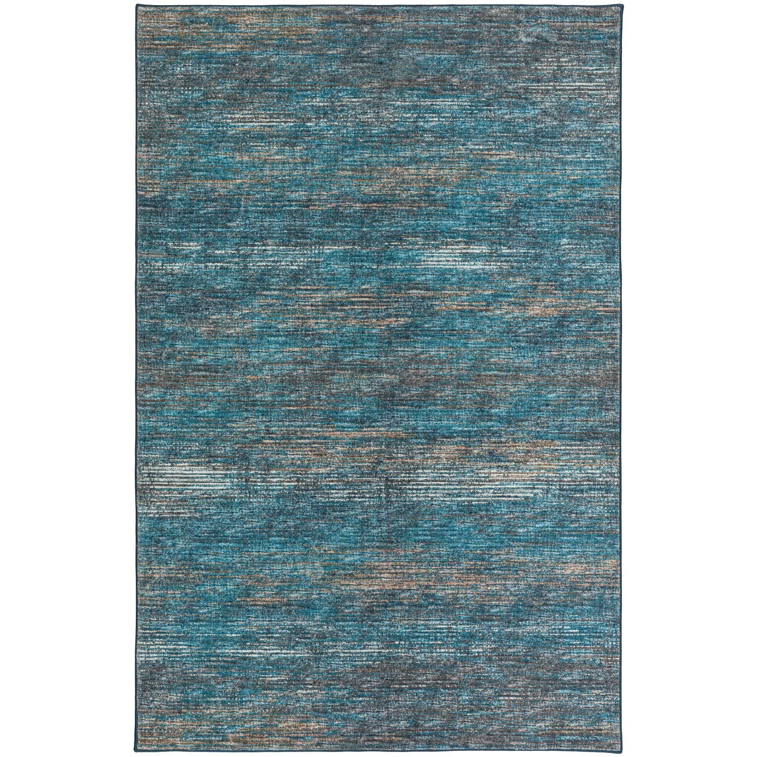 Ciara Cr1 Blue Transitional Rug Rectangle 8' X 10'