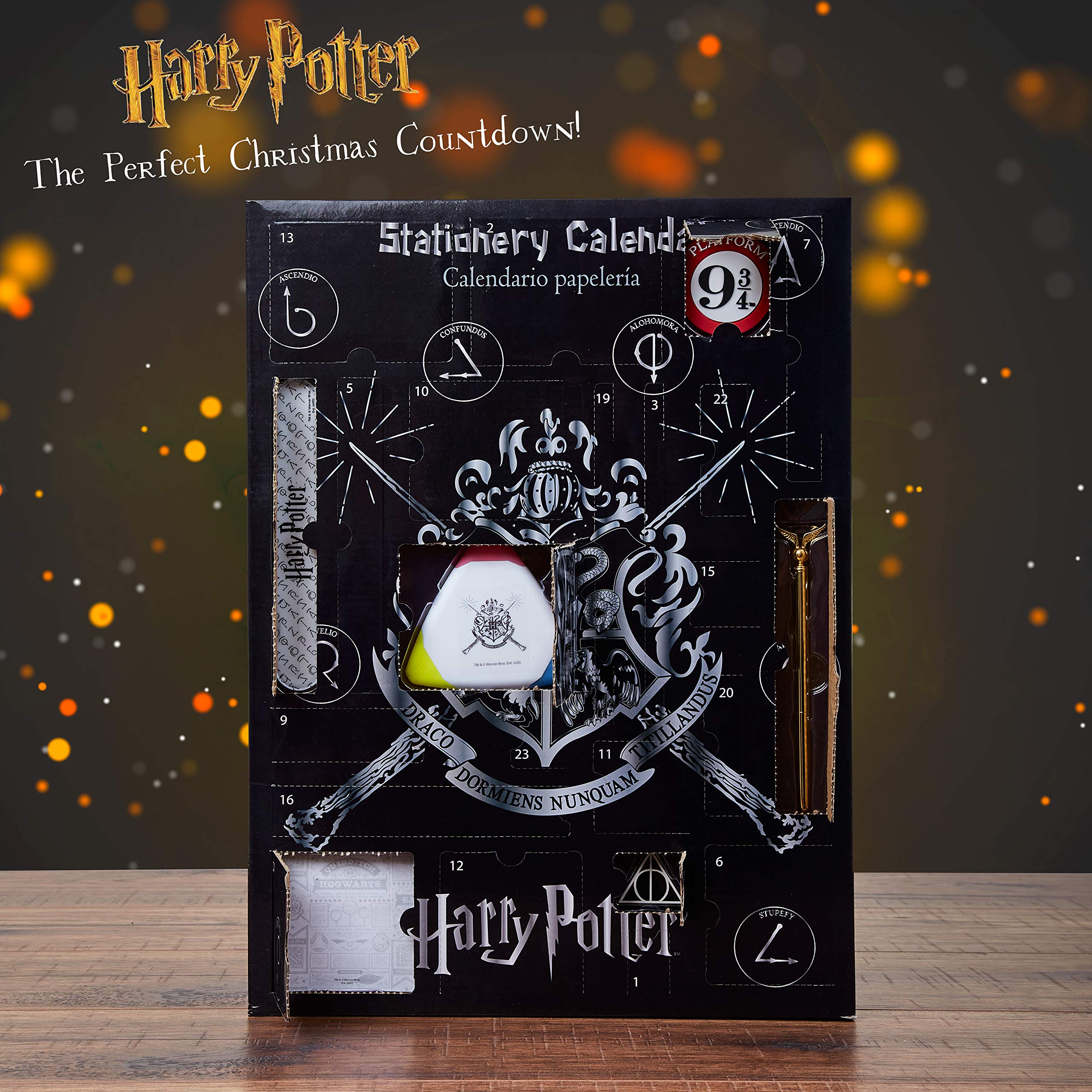 Harry Potter Advent Calendar 2024 - Multicolor Stationery for Boys and Girls, Model 3193, Perfect Holiday Gift