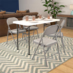 Cosco Smartfold® Fabric Folding Chair, 4-Pack, Gray