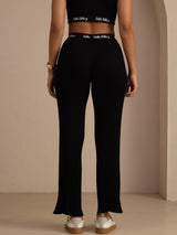 [Black] SilkSilky  Women's Pants 002