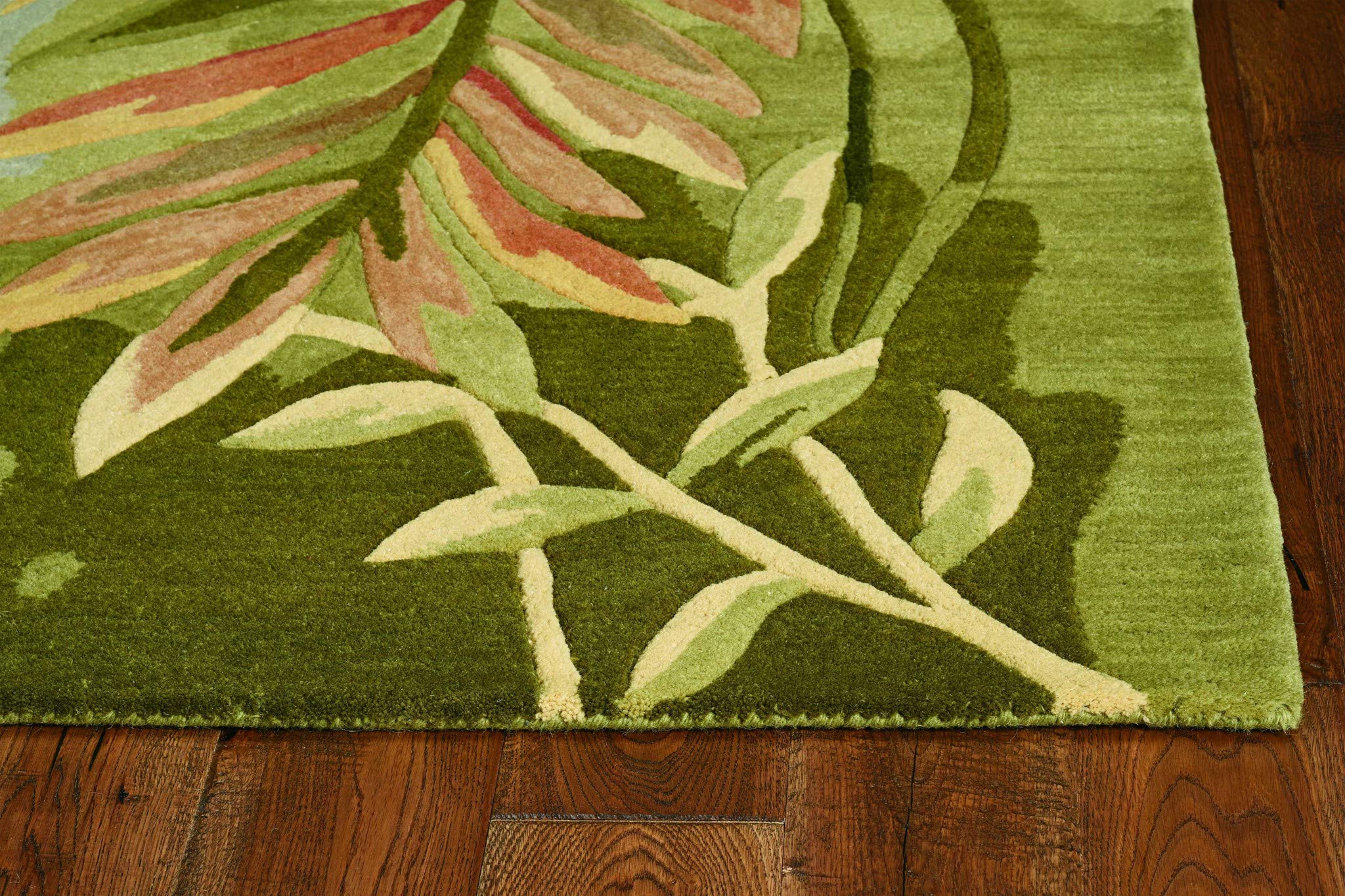 HomeRoots Decor 8'6' x 11'6' Wool Multicolor Area Rug