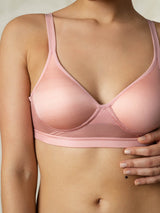 [Pink] SilkSilky  Bra 001