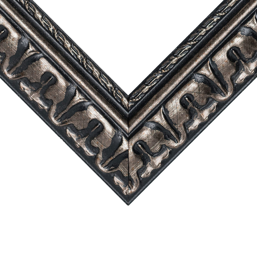 Craig Frames Bravado, 19X24 Picture Frame, Antique Silver