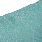 Blazing Needles Square Polyester Jacquard Throw Pillows, 17", Mabul Seaglass 4 Count