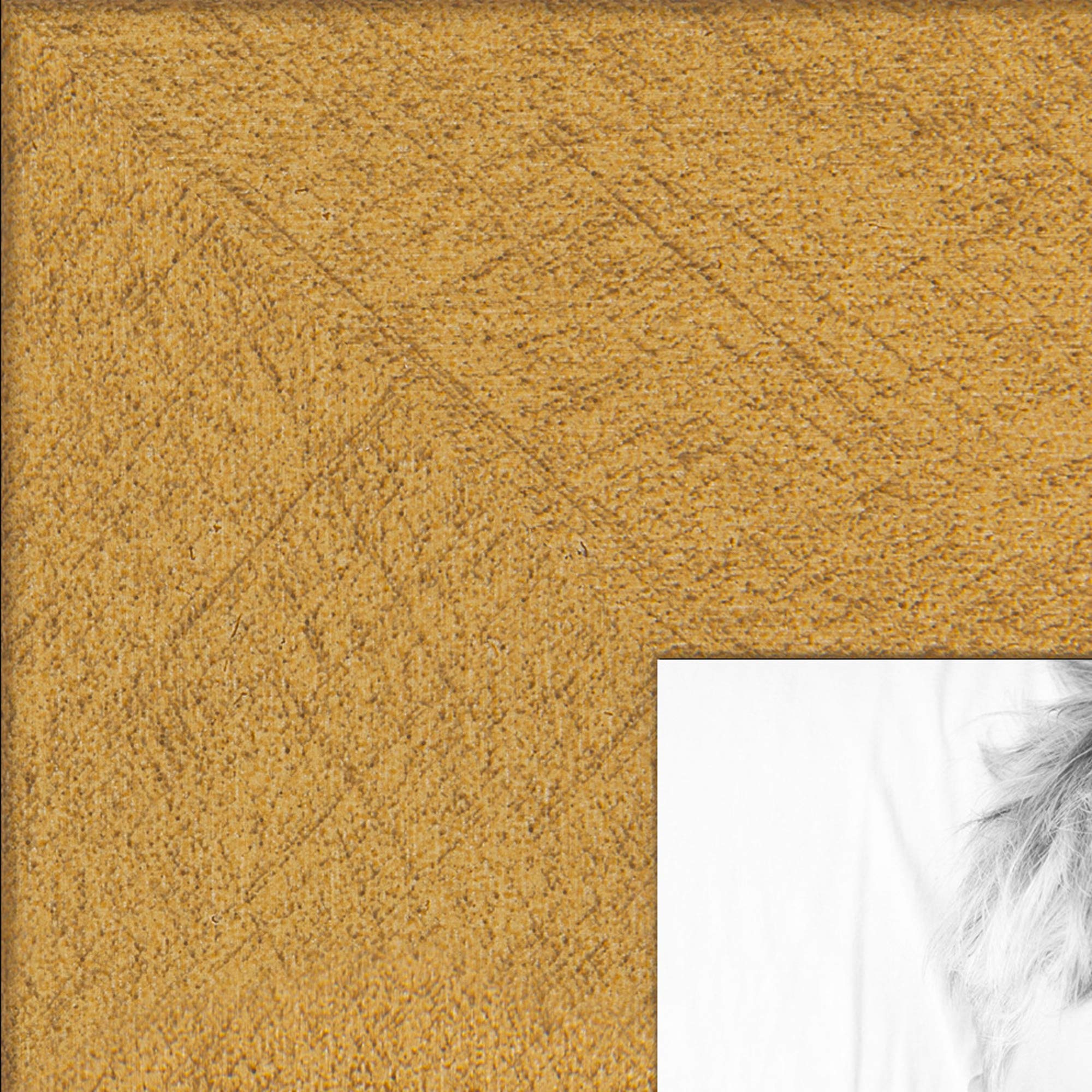 ArtToFrames 18x38 Inch Gold Picture Frame, This 1.25 Inch Custom MDF Poster Frame is Classic Gold, Great for Your Art or Photos 