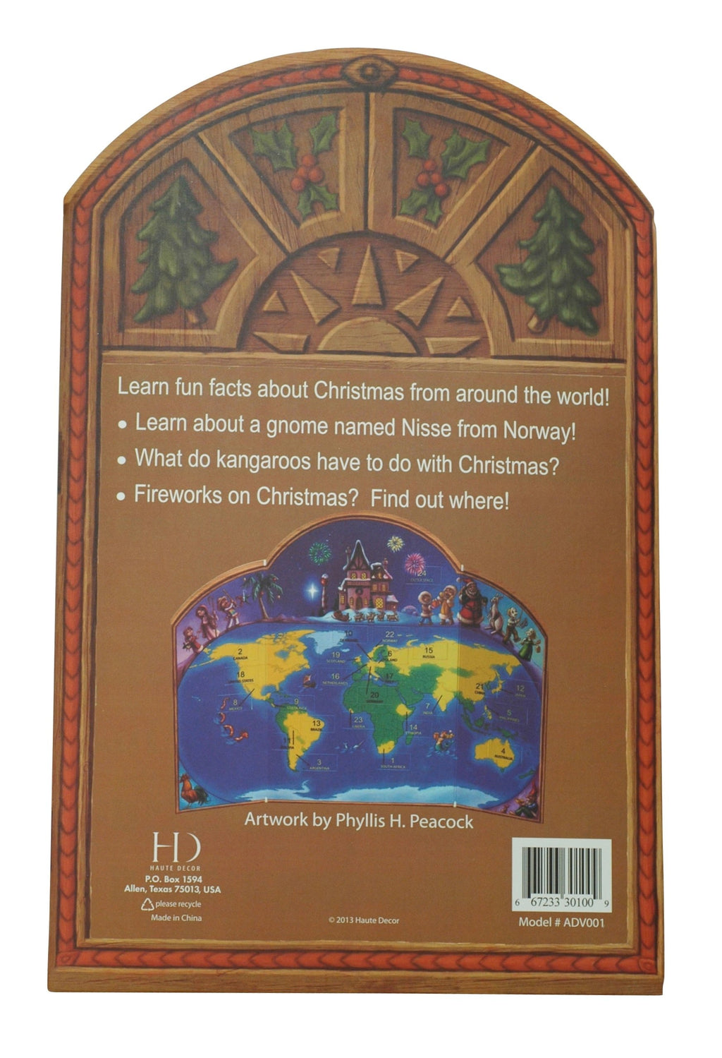 Haute Decor Advent Calendar - Christmas Around The World