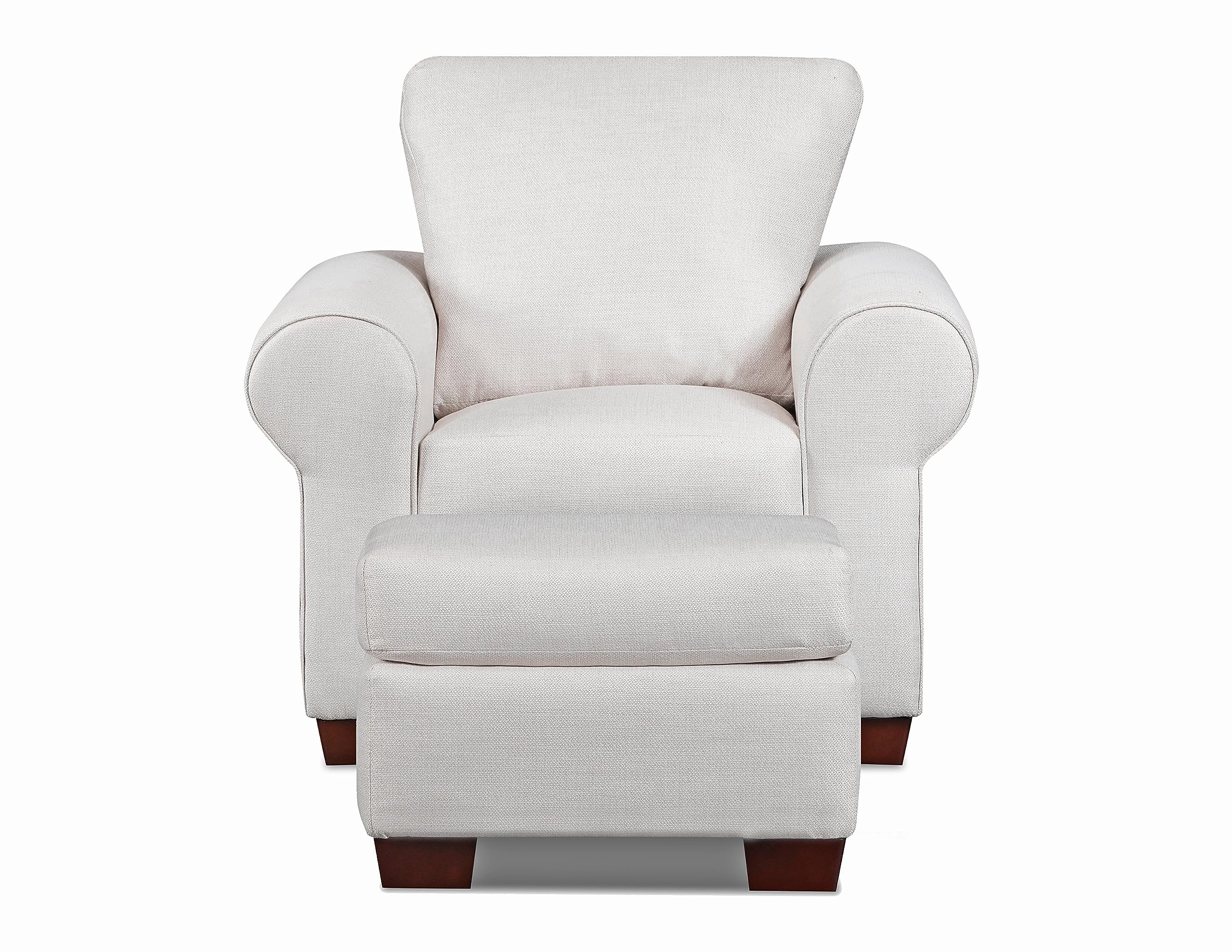 American Furniture Classics Pembroke Upholstered Chair, Soft Washed Cream Tweed