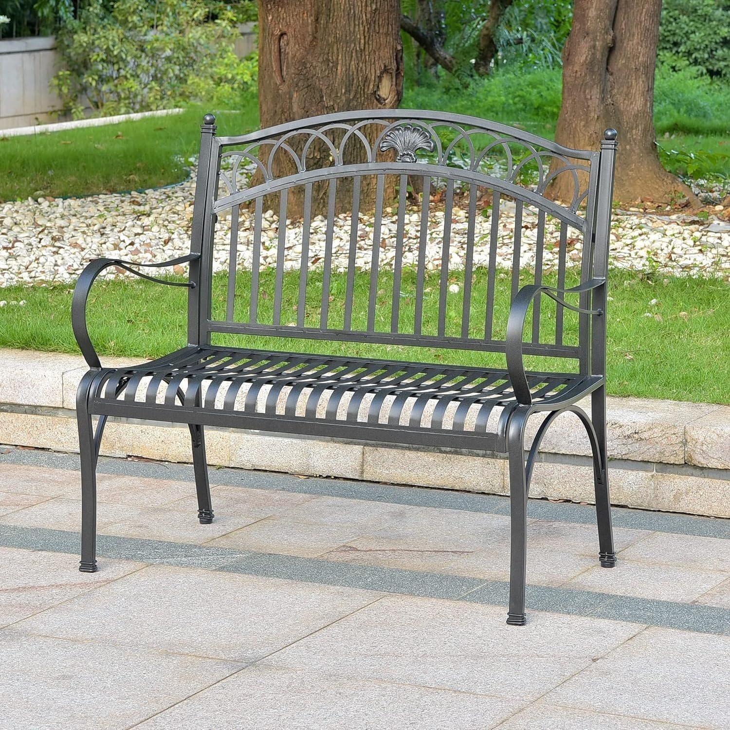 International CaravanInternational Caravan Segovia Iron Loveseat