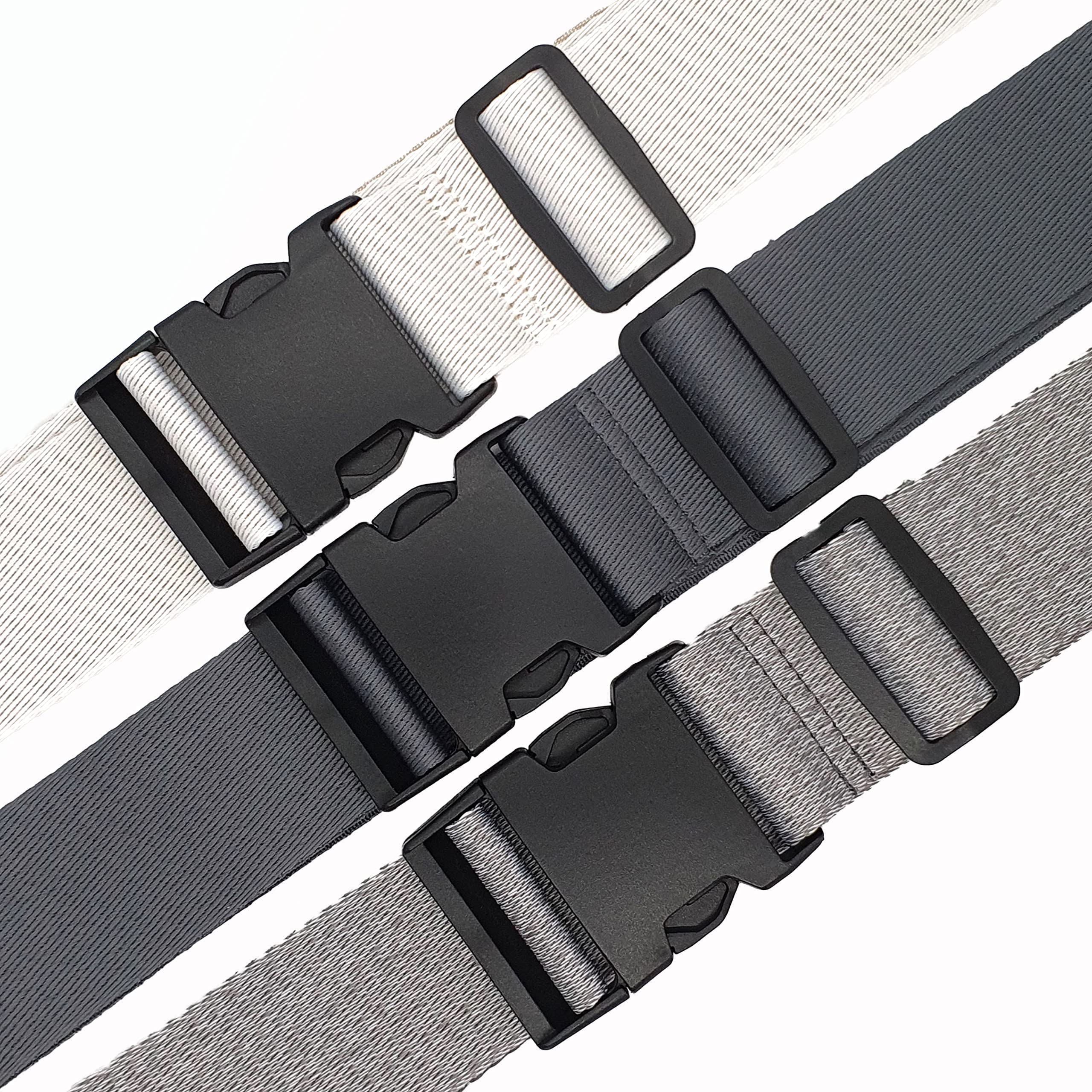 One K 2Pcs Topper/Memory Foam Mattress Packing Straps For Moving Or Storage (100' X 2', Dark Grey)