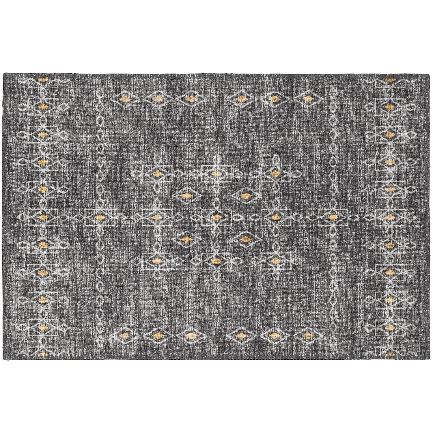 Sedona Sn3 Grey Transitional Rug Rectangle 5' X 7 ' 6"
