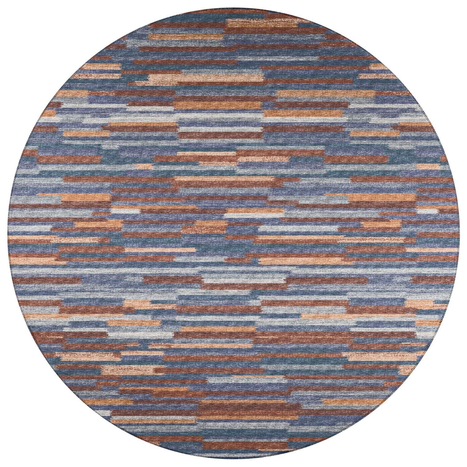 Sedona Sn8 Blue Transitional Rug Round 10' X 10'