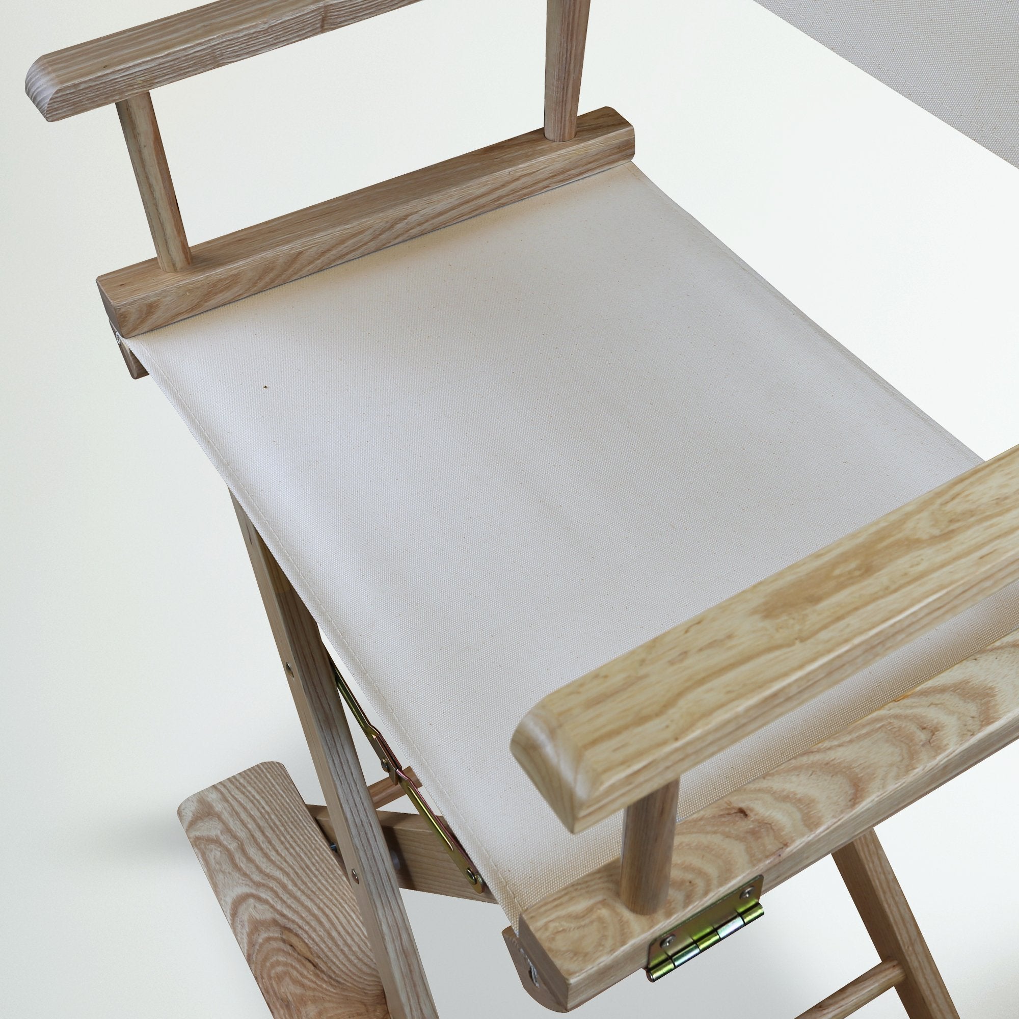 American Trails Extra-Wide Premium 24" Director's Chair Natural Frame with Natural Canvas, Counter Height