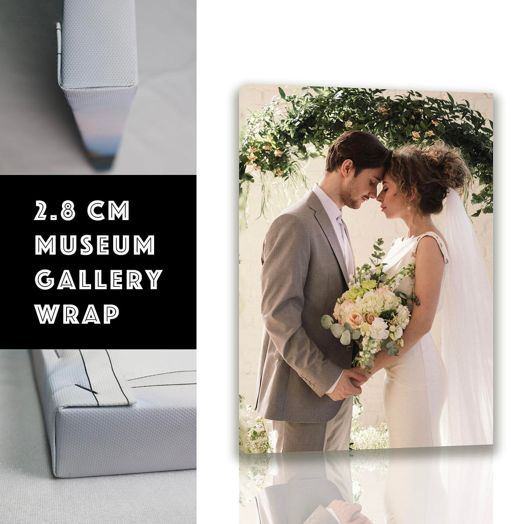 Personalized Custom Canvas Prints (Framed Canvas, 12'' X 20'') - Custom Canvas Print With Your Photo - Perfect For Home Decor, G