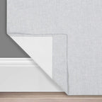 Eclipse Gabriella Grommet Top Curtains For Bedroom, Single Panel, 40'' X 63'', Light Grey