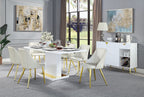 ACME Set of 2 Side Chair in White Finish
