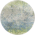 Winslow Wl3 Green Transitional Rug Round 8' X 8'