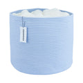 XUANGUO Cotton Rope Basket For Girls Boys Kids 16   X14    Baby Laundry Baskets Nursery Bin Round Woven Basket For Storage Toys 