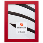 Craig Frames Confetti, Modern Red Picture Frame, 13 x 19 Inch