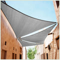 Colourtree Ctapr08 Custom Size Order To Make 16' X 18' X 24.1' Grey Right Triangle Sun Shade Sail Canopy Mesh Fabric Uv Block Up