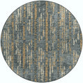 Winslow Wl6 Black Transitional Rug Round 8' X 8'