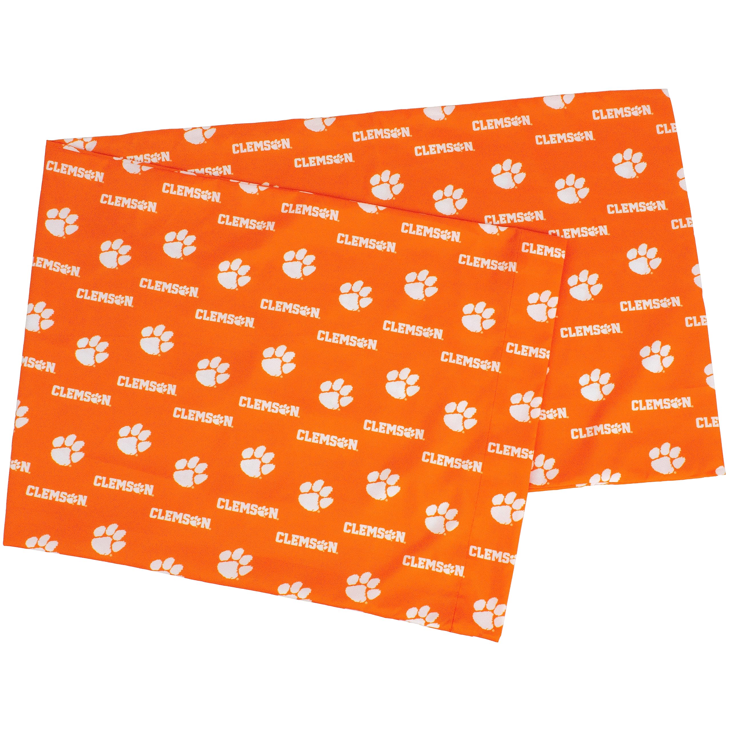 College Covers Everything Comfy Clemson Tigers Pillowcase, Body Pillow, 20' X 60', Includes 1 Pillowcase