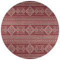 Sedona Sn14 Red Transitional Rug Round 10' X 10'