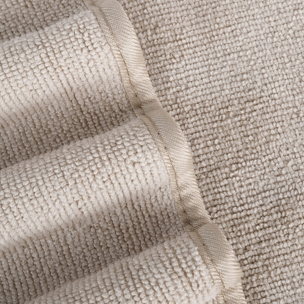 Polyte Microfiber Quick Dry Lint Free Bath Towel, 57 X 30 In, Pack Of 4 (Beige)