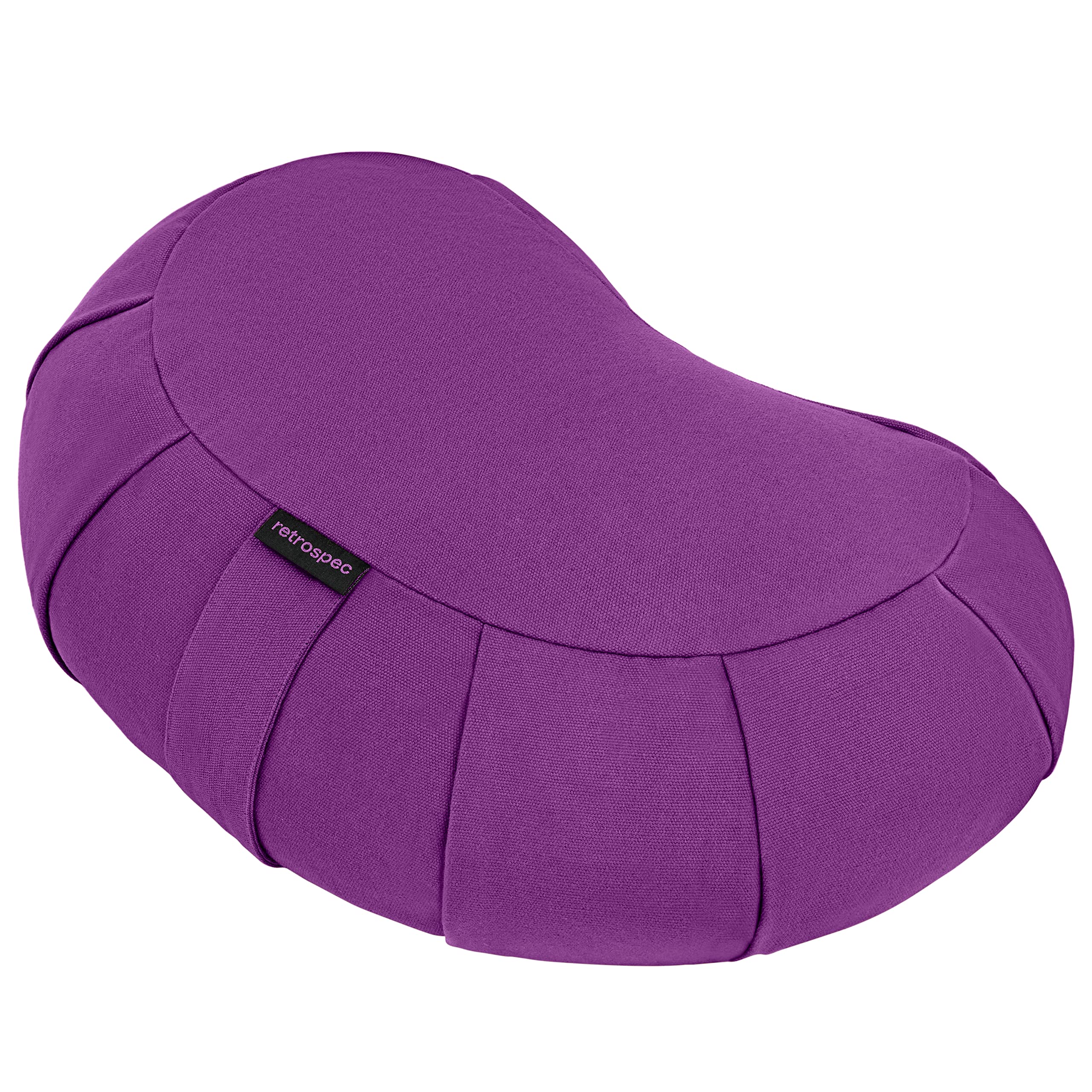 Retrospec Sedona Zafu Meditation Cushion Filled W/Buckwheat Hulls - Yoga Pillow For Meditation Practices - Machine Washable 100%