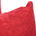 Blazing Needles Square Polyester Jacquard Throw Pillows, 17", Ashfield Claret 4 Count