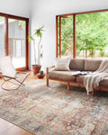 Loloi II Loren Brick/Multi 7-6 x 9-6 Area Rug