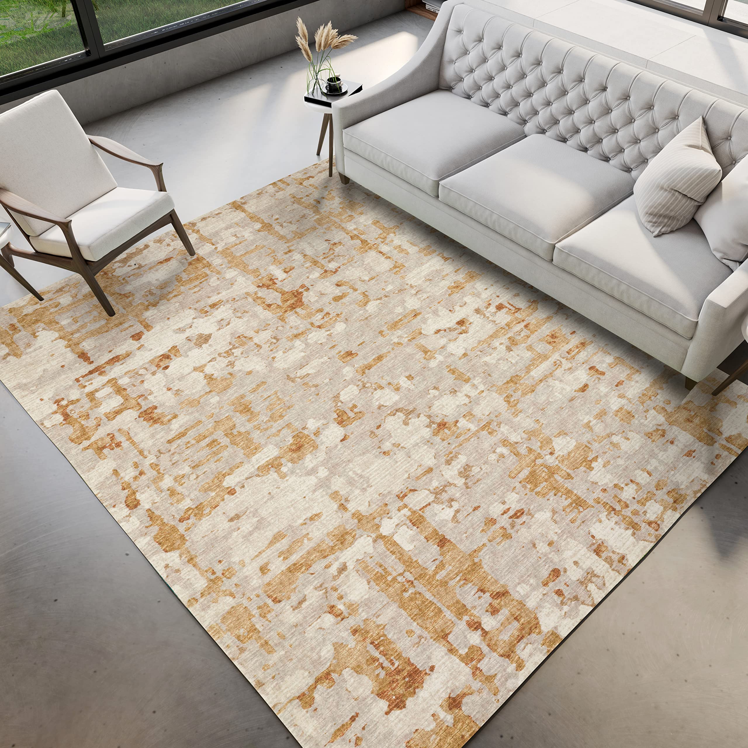 Dalyn Rugs Brisbane Br5 Modern Camouflage Khaki 8' X 10'