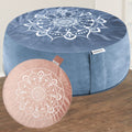 Hihealer Meditation Cushion - Comfortable Zafu Floor Pillow -Large Floor Cushion Seating For Adults?Women With Beautiful Velvet